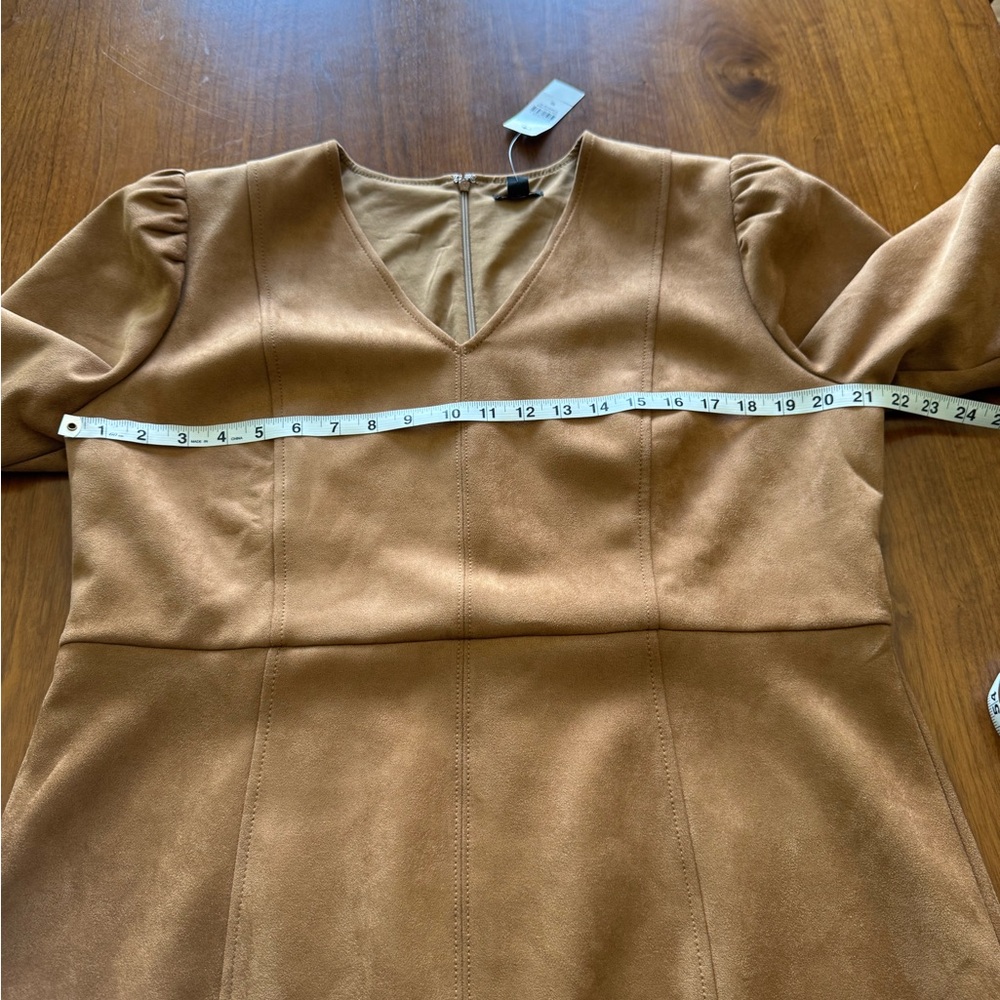 Ann Taylor Faux Suede Dress - Picture 7 of 9